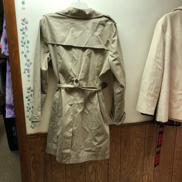 Old Navy Double-Breasted Trench Coat Khaki XXL - Picture 4 of 6